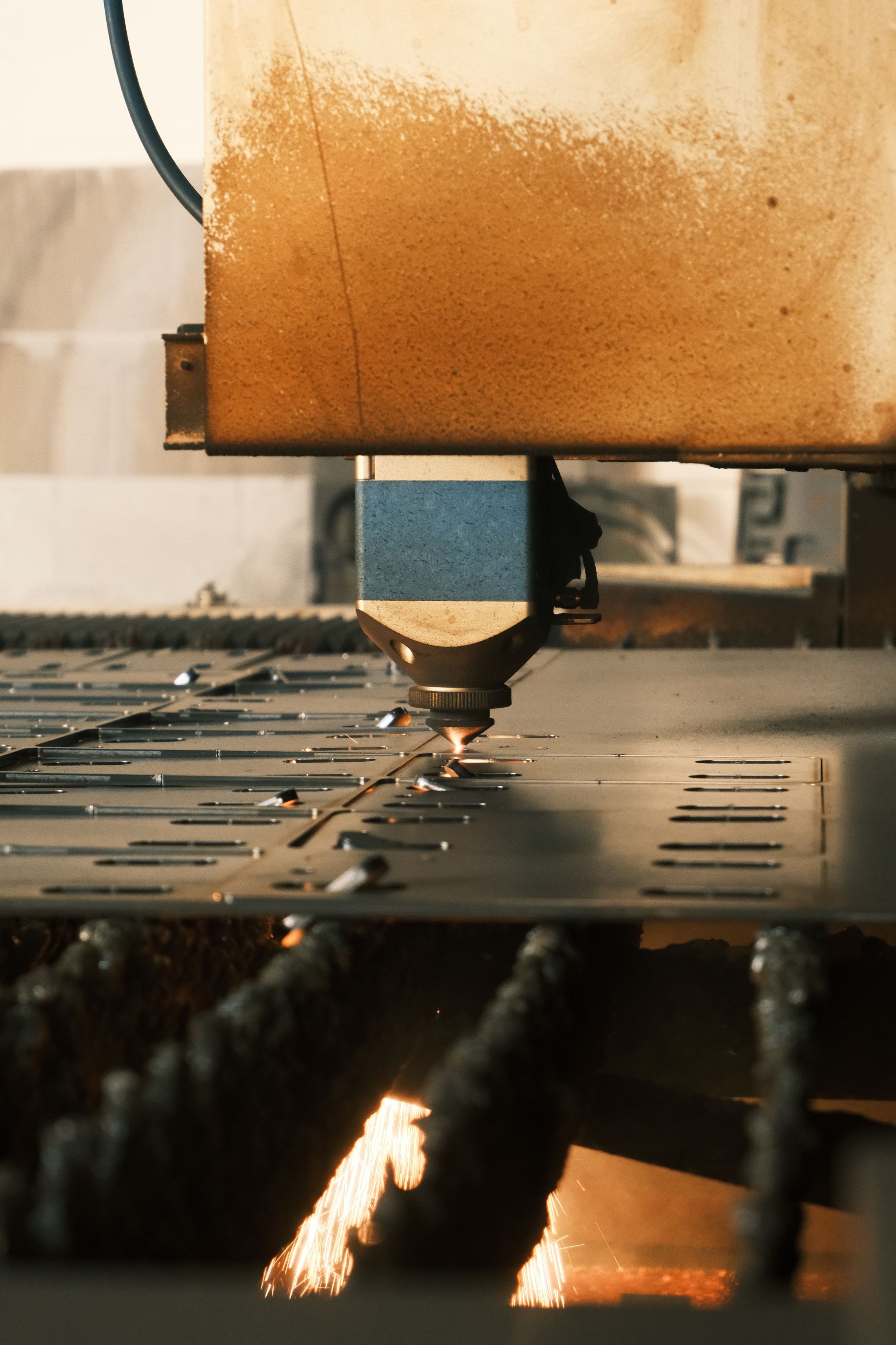 Laser cutting sheet metal