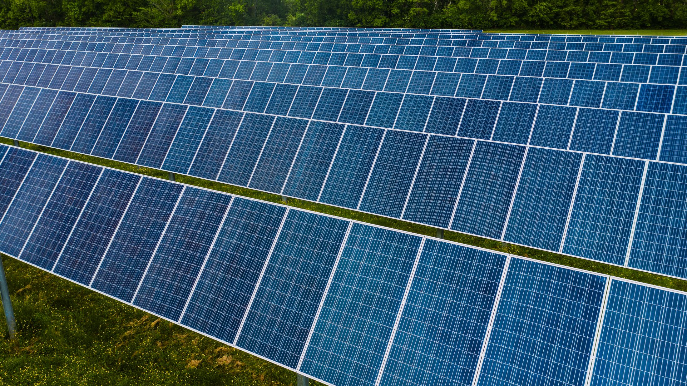 Utility-scale solar generation facility