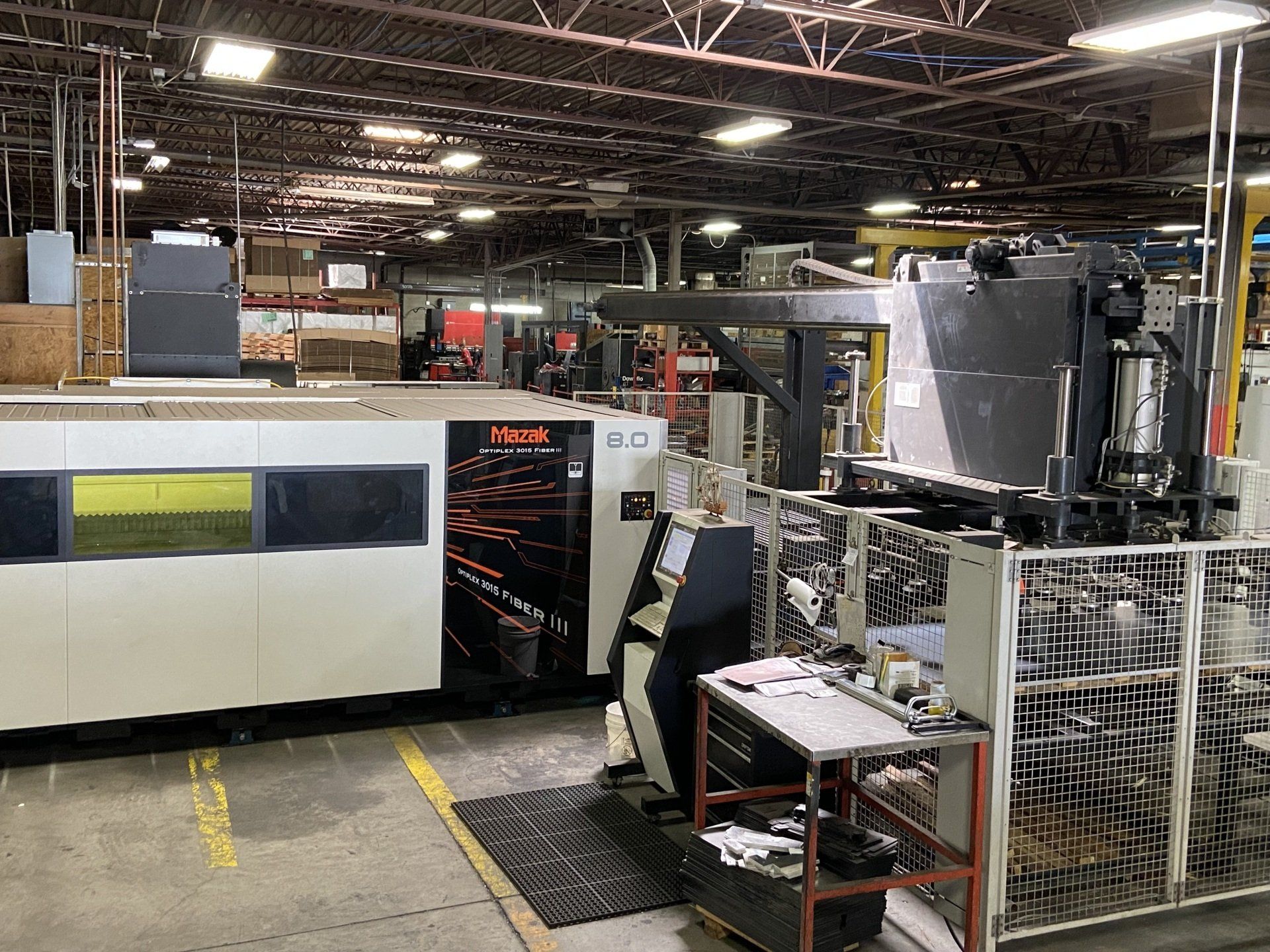 Mazak Optiplex Fiber laser cutting machine