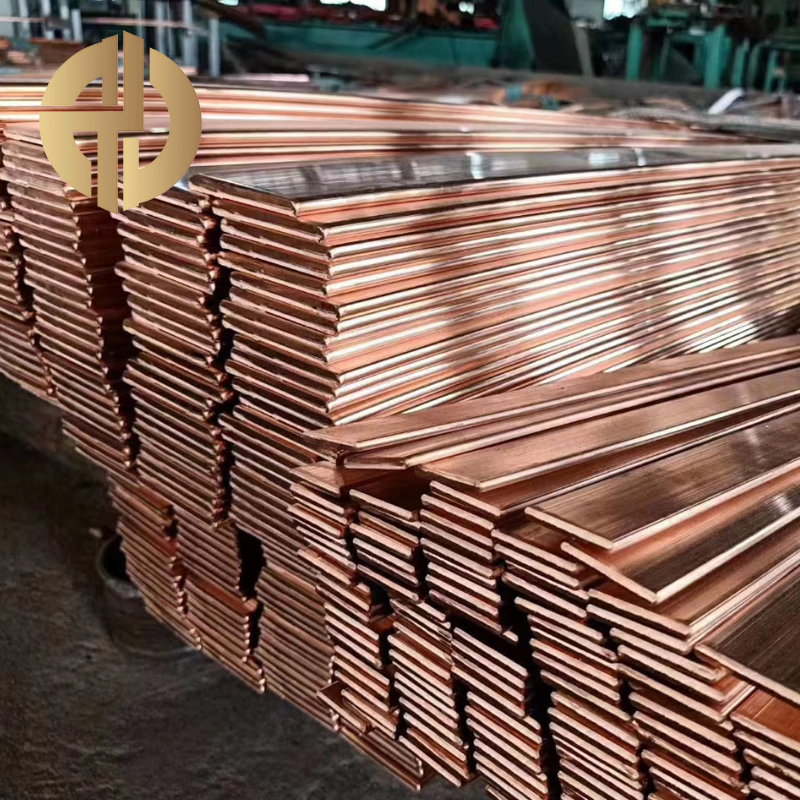 Stacked copper busbars for industrial procurement